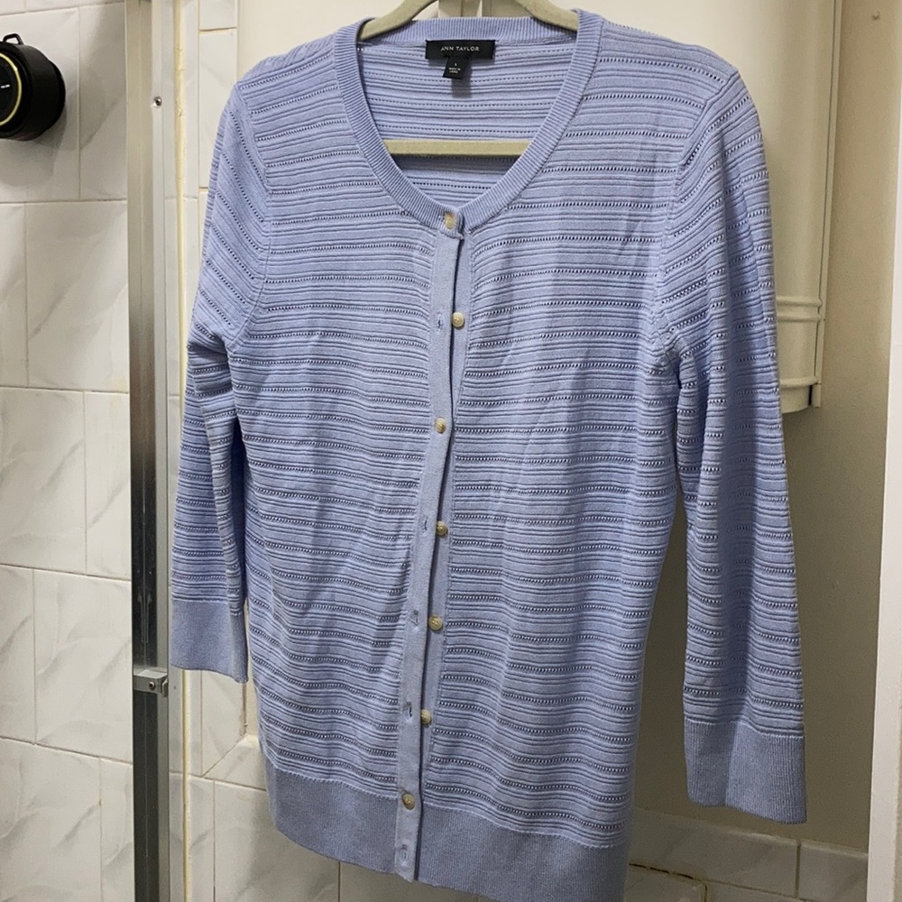 Ann Taylor. Silk Cardigan